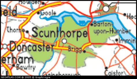 North Lincolnshire Map Political Regional | United Kingdom Map Regional City Province