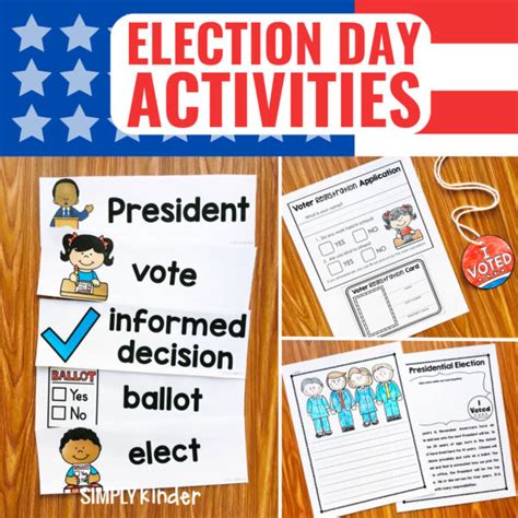 Election Day Activities For Kinder