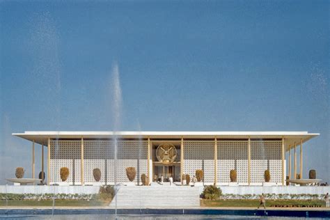 The American Embassy in New Delhi designed by architect Edward Durrell ...