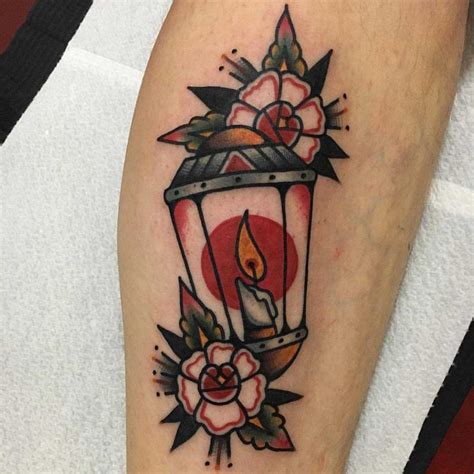 Lantern tattoo by Jeroen Van Dijk - Tattoogrid.net