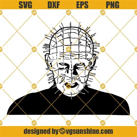 Pinhead Hellraiser SVG, Pinhead Hellraiser Vector, Pinhead Hellraiser ...