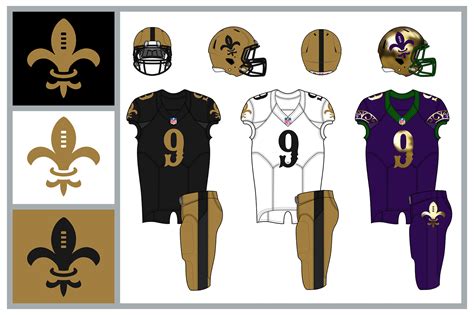 NEW ORLEANS SAINTS: The Saints simplify their uniform and get a new ...