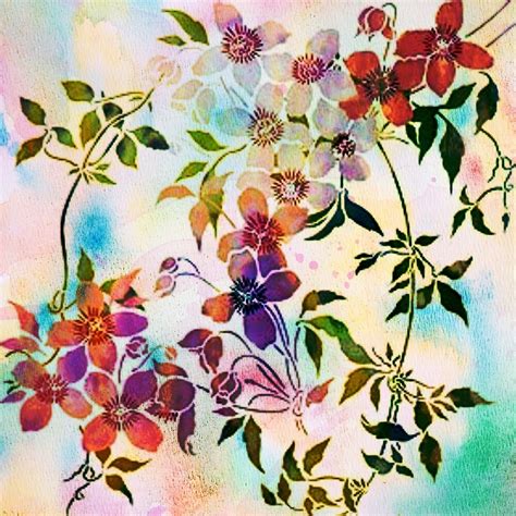 "guirlande de fleurs/garland of flowers" by clemfloral | Redbubble