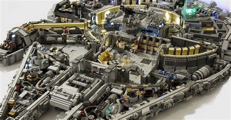 10,000-Piece LEGO Millennium Falcon Recreates the Ship's Interior | The Escapist