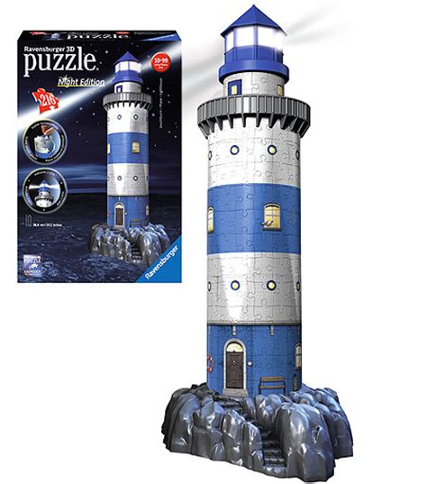 Lighthouse 3D Puzzle - Night Edition