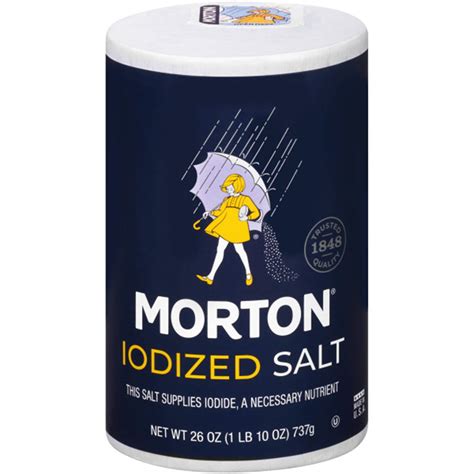 Morton Table Salt, Iodized, 26 Ounce (Pack Of 24) for sale | Phoenix ...