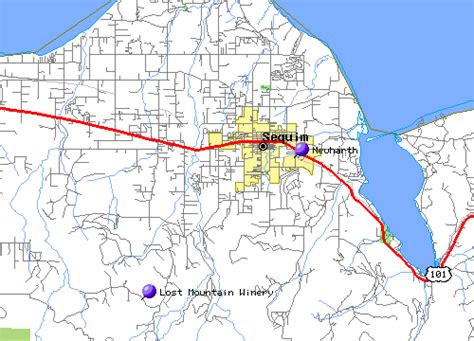 Clickable Sequim WA State Map -- MikeL's guide to WA Wineries