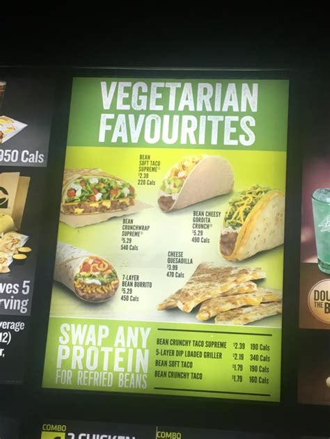 This “new” Vegetarian menu at Taco Bell Canada just showed up on our ...