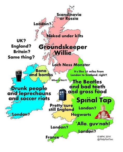 The Definitive Stereotype Map Of England, According To Americans