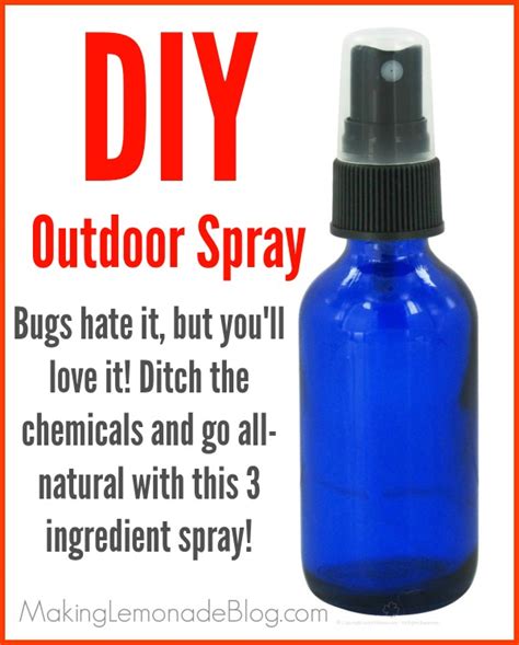 Homemade Outdoor & Camping Spray {Bugs HATE It!}