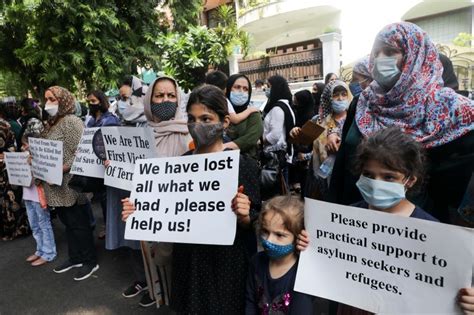 As hopes of return dim, Afghans in India demand refugee status ...