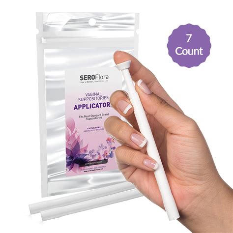 SeroFlora Vaginal Suppositories Applicators - Fits Most Pills, Tablets ...