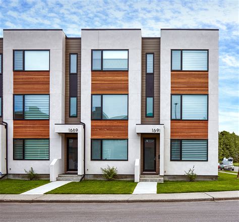 Parcside Townhomes | Townhouse exterior, Townhouse designs, Modern townhouse