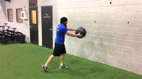 Standing Med Ball Rotational Throw - Viking Strength Systems - YouTube