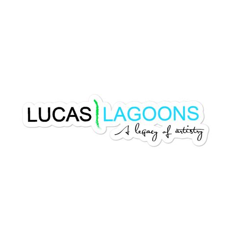 Lucas Lagoons Sticker - Lucas Lagoons Store