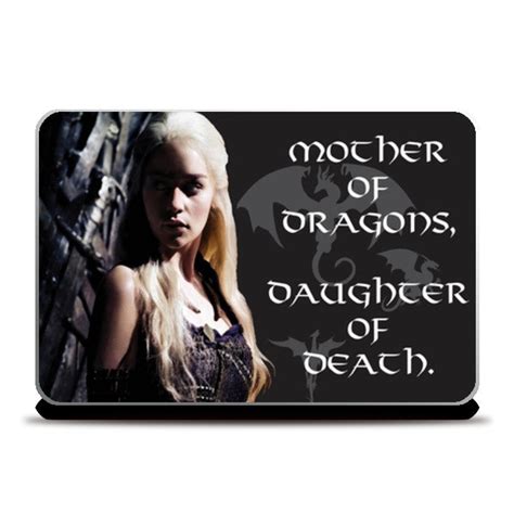 Game of thrones: Mother of dragons Laptop Skins| Buy High-Quality ...