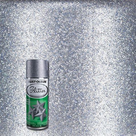 Rust-Oleum Specialty 10.25 oz. Silver Glitter Spray Paint-267734 - The ...