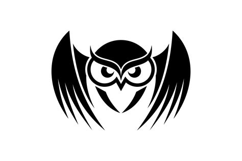 Owl Logo Graphic by skyacegraphic0220 · Creative Fabrica