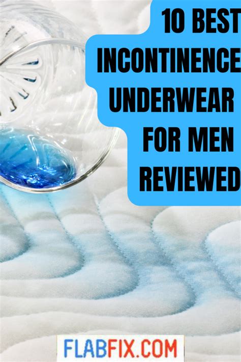 10 Best Incontinence Underwear for Men Reviewed - Flab Fix