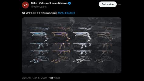 Valorant Kuronami bundle's chained kunai knife will have you spamming your inspect key | ONE Esports