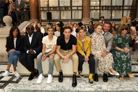 Beckham Family at Victoria Beckham Spring 2020 Fashion Show | POPSUGAR ...