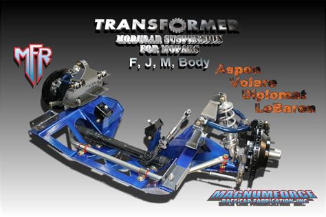 Mopar F, J, M-body Transformer Suspension Aspen, Volare, Diplomat, LeBaron