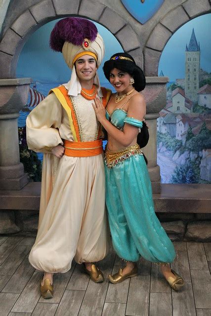 Meeting Prince Ali/Aladdin and Jasmine | Flickr - Photo Sharing!
