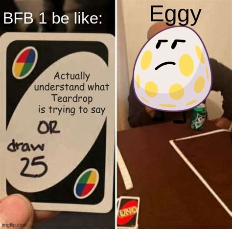 BFB 1 card meme - Imgflip