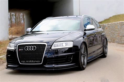 Side Skirts Diffusers Audi RS6 C6 Gloss Black | Our Offer \ Audi \ A6 ...