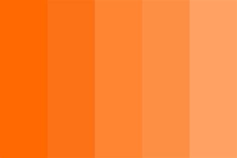 Orange Fade Color Palette