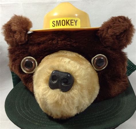 Vintage 1983 Smokey The Bear Baseball Trucker Cap Ranger Hat Snapback Adjustable | Smokey the ...