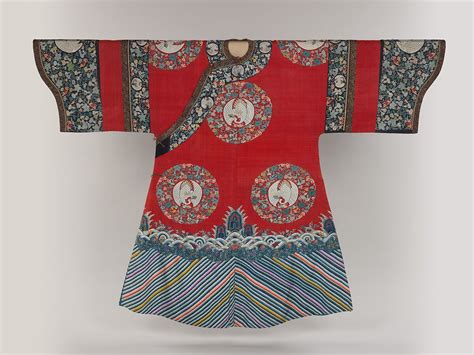 Birthday or Ceremonial Robe with Crane Medallions | China | Qing dynasty (1644–1911) | The Met