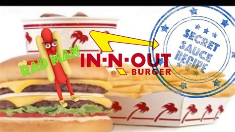 In n Out Secret Sauce - Best Copycat Recipe - YouTube in 2021 | Copycat recipes, Secret sauce ...