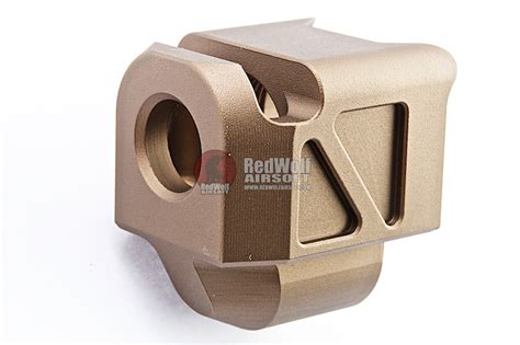 Pro-Arms Aluminum CNC PMM Compensator for Umarex (VFC)G19X/G19 Gen 4/G17 Gen 5 GBB Pistol - FDE ...