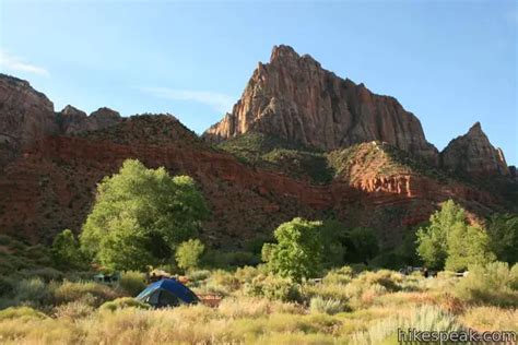 Zion National Park Campgrounds | Hikespeak.com