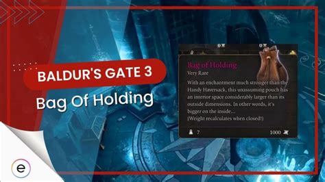 Baldur's Gate 3: Can You Get Bag Of Holding? [Answered] - eXputer.com