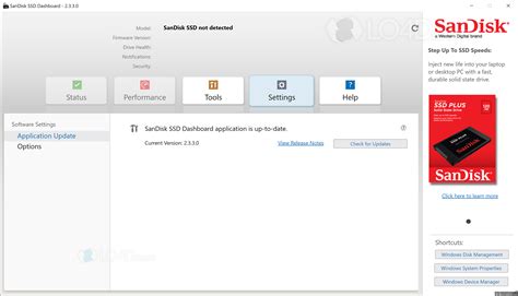 SanDisk SSD Dashboard - Download