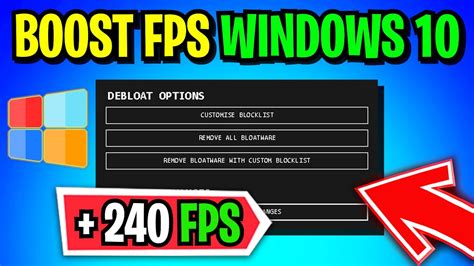 How To Double Your FPS in Games 🔧 (FPS Boost Windows 10) - YouTube