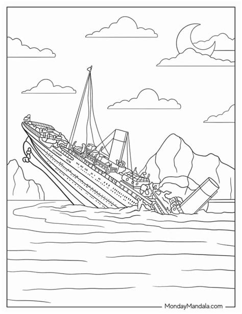 Ota selvää 75+ imagen titanic sinking coloring pages - abzlocal fi