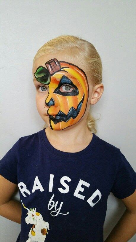 Fun halloween jack o lantern facepaint done by fancifulfacepainting ...