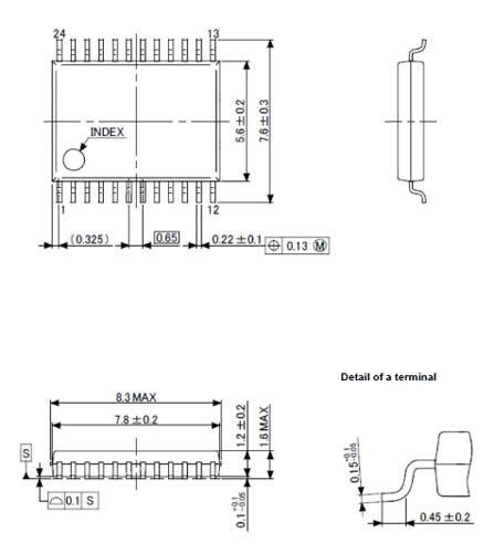 TB6612FNG Motor Driver IC Pinout, Datasheet, Equivalent, and Specifications