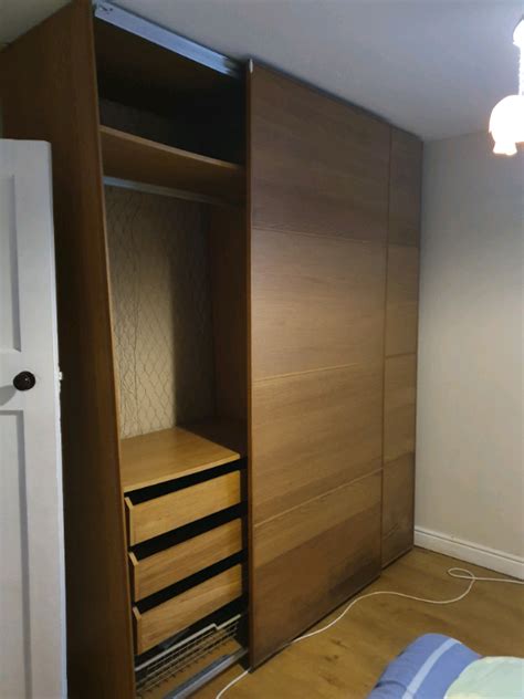 IKEA pax sliding doors plus wardrobe 2m | in Leicester, Leicestershire | Gumtree