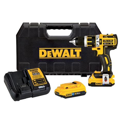 Lowes Dewalt Brushless Hammer Drill with 2 bluetooth batteries and ...