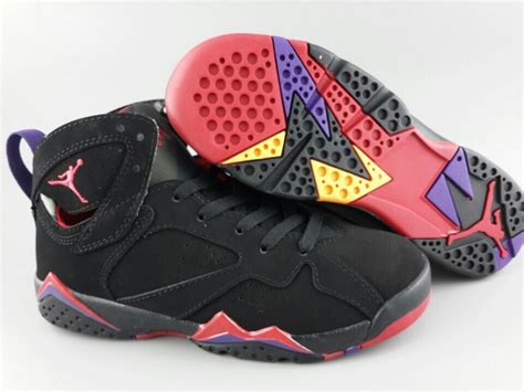 New Air Jordan 7 Black Red Purple For Women [NEWEST299] - $70.00 ...