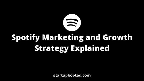 Spotify Marketing Strategy | Startup Booted