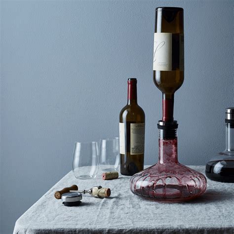 Menu Wine Breather Decanter, Large or Small in Glass & Stainless Steel | Decanter, Wine decanter ...