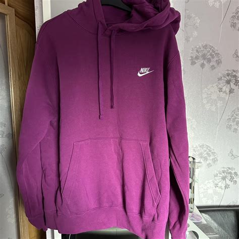 Nike purple hoodie Great condition 42” chest Size... - Depop