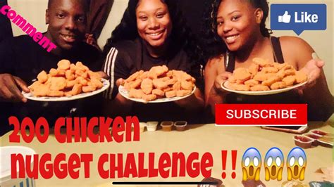 200 CHICKEN NUGGET CHALLENGE IN 10 MINUTES !!!!! - YouTube