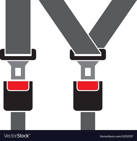 Seat belt icon Royalty Free Vector Image - VectorStock