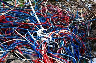 Red White and Blue | Illegal dumping of electrical wire insu… | Flickr